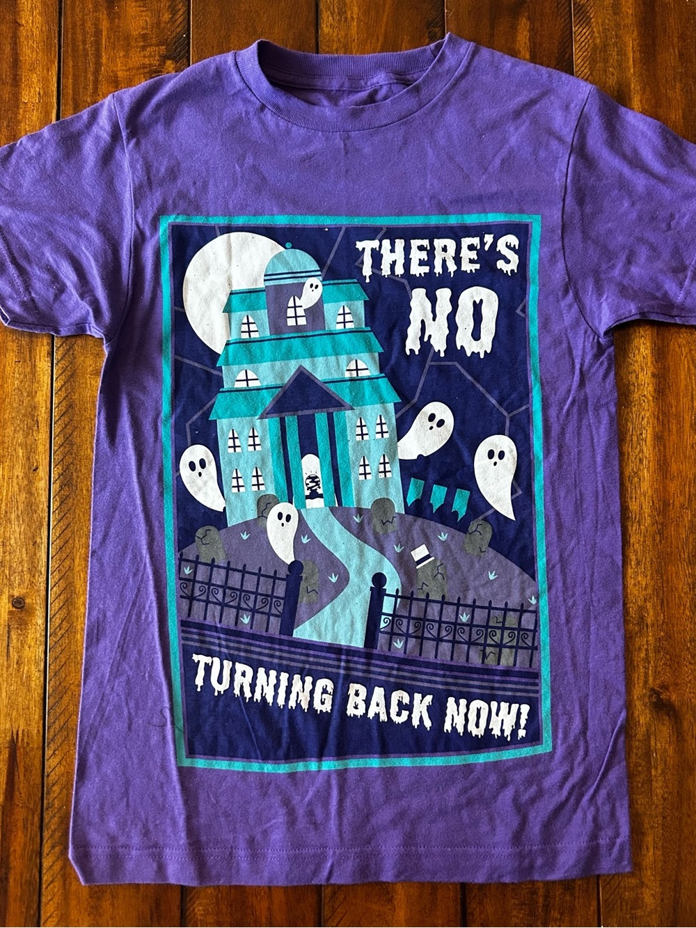 Purple Haunted House Graphic Tee
